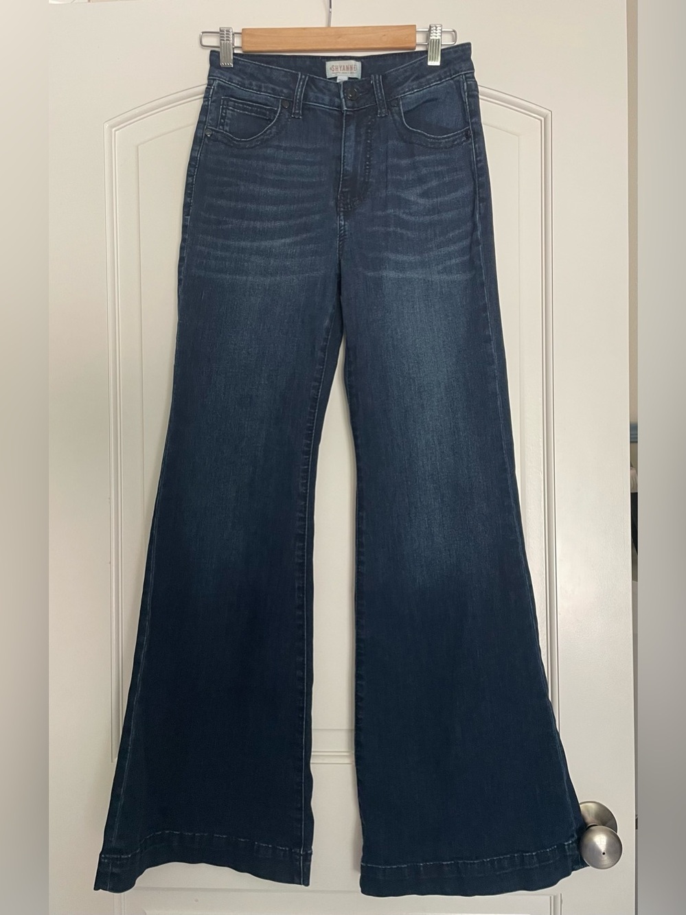 Shyanne Women’s Tall Bootcut Jeans Dark Wash Blue Denim Stretch Size 29